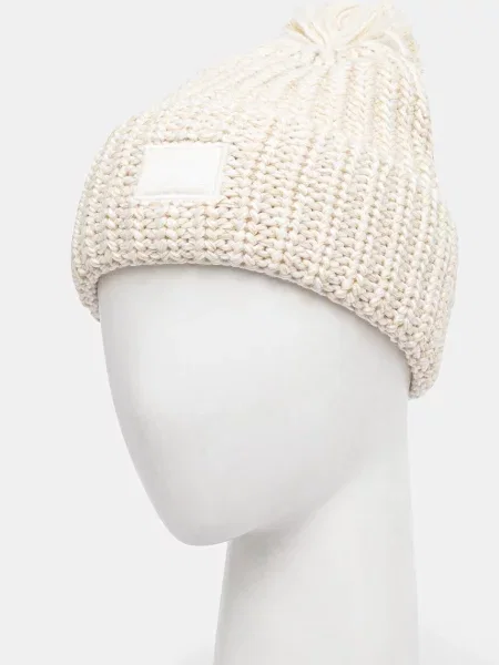 Шапка The North Face чанки бежевая