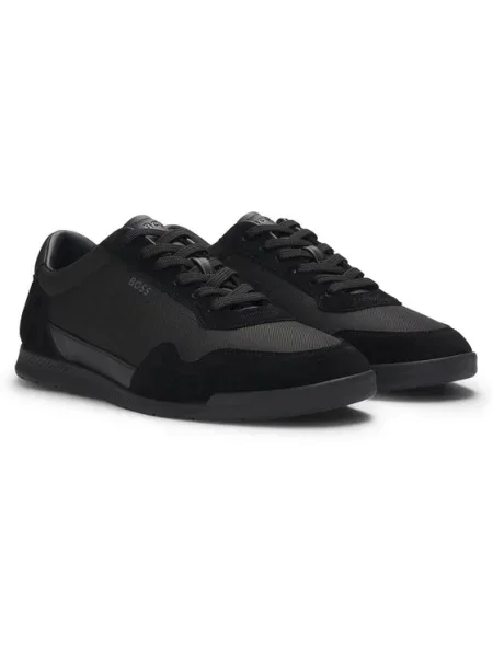 BOSS Sneakers Titanium negru