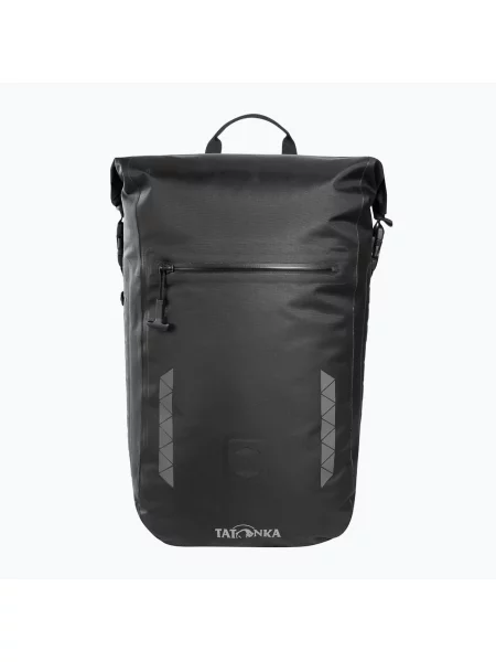Rucsac urban Tatonka Commuter Rolltop 25 l WP black negru