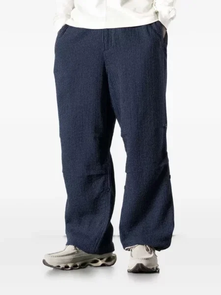 Pantaloni Maharishi cu cordon albastru