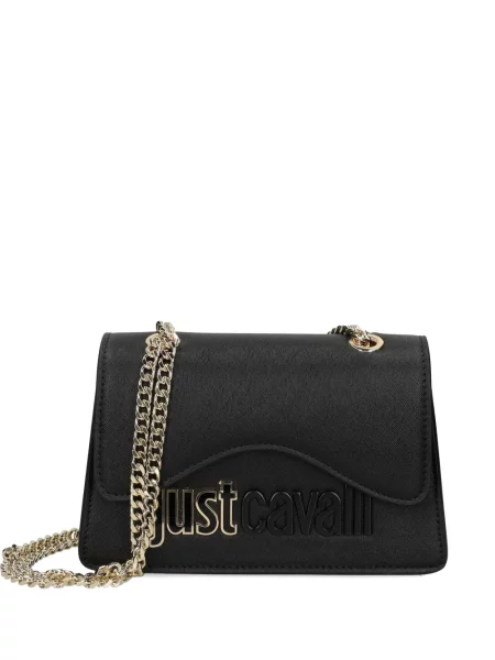 Colier Just Cavalli cu bretele negru