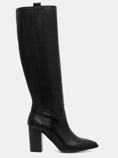 Кожаные сапоги Jonak черные