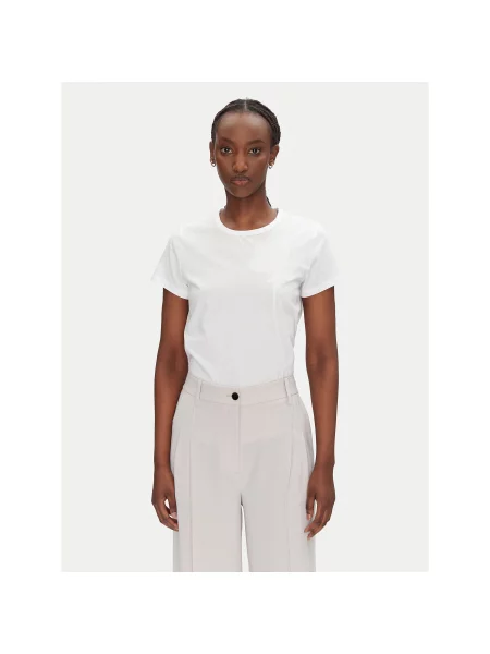 BOSS Majica Regular Fit bela