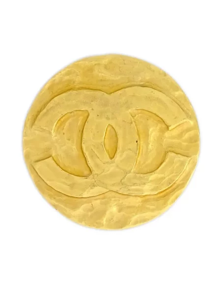 Brož Chanel Pre-owned zlatá