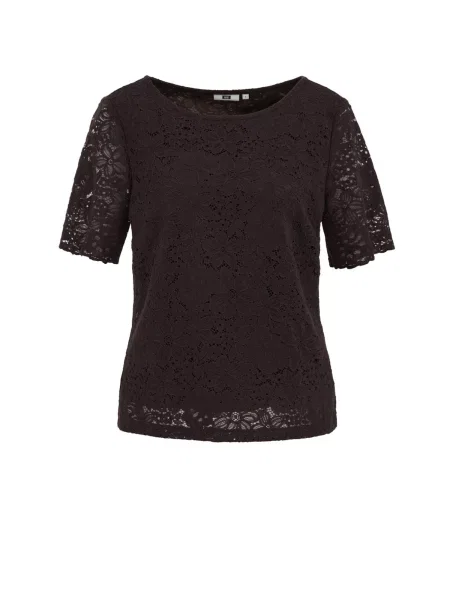 WE Fashion Tricou închis maro