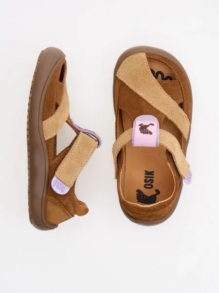 Детские сандалии Osik Barefoot коричневые