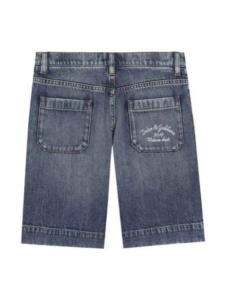 Szorty jeansowe dziecięce Dolce And Gabbana niebieskie