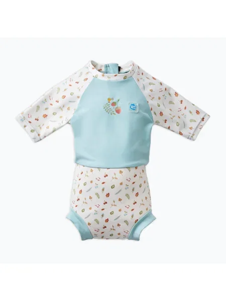 Детски гащеризон UPF Splash About Happy Nappy little acorns синьо