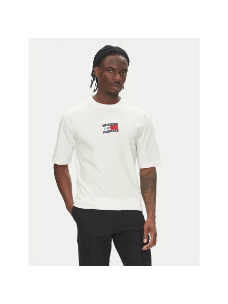 Tommy Hilfiger Majica F1 Movie Regular Fit bela