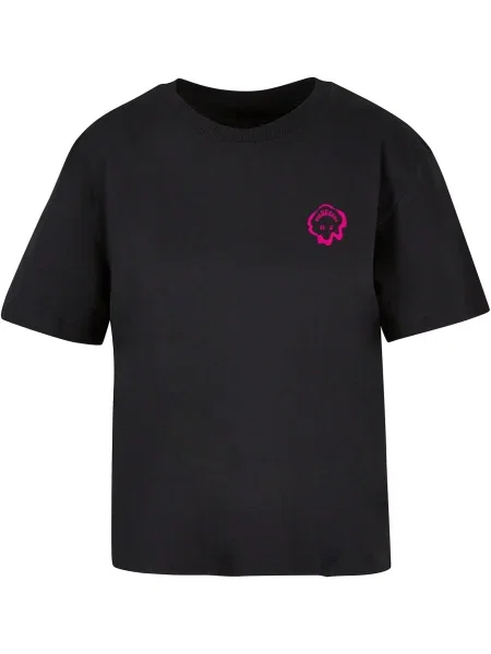 Mister Tee Tricou Everything's Nice roz neon negru