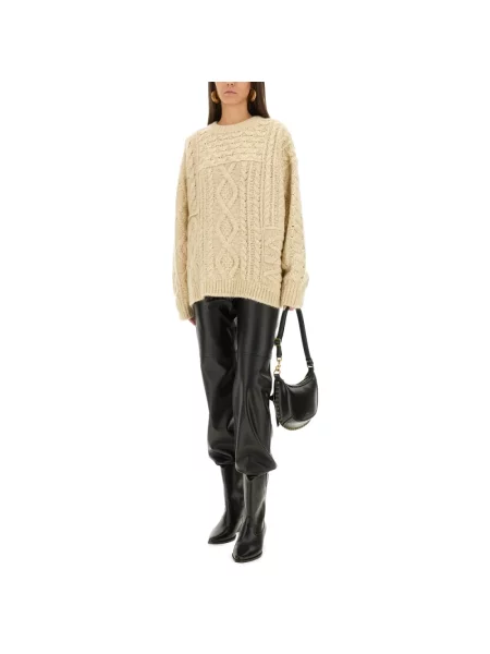 Sweter Marant Etoile wełniany beżowy