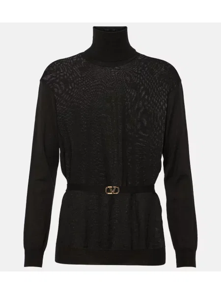 Heláncă Valentino de lână negru