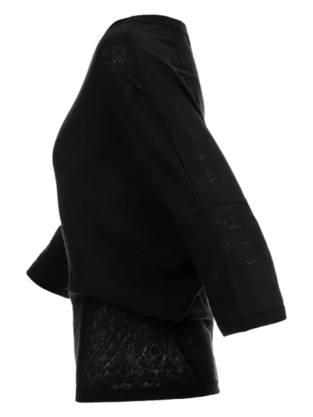 Tricou Aspesi cu decolteu barcă negru