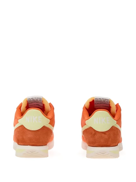 Sneakerși Nike Cortez plasă cu model piele de șarpe portocaliu