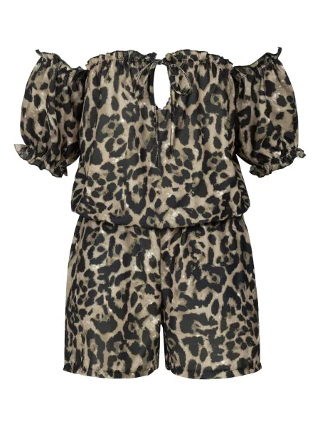 Overal hnědá / černá bílá