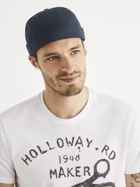 Шапка с козирки Celio бяло