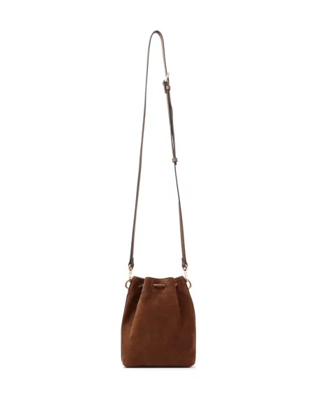 Mini bucket stiliaus rankinė Jimmy Choo ruda