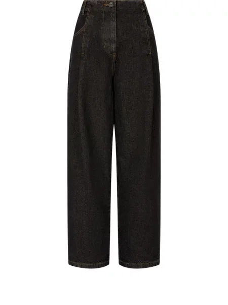 Blugi Studio Tomboy cu talie înaltă gri