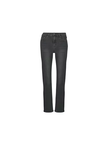 Ravne kavbojke Levi's® z visokim pasom črna