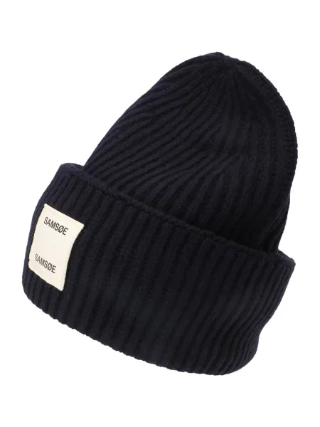 Čepice Samsøe Samsøe Samsoe W Beanie Salute Universal černý