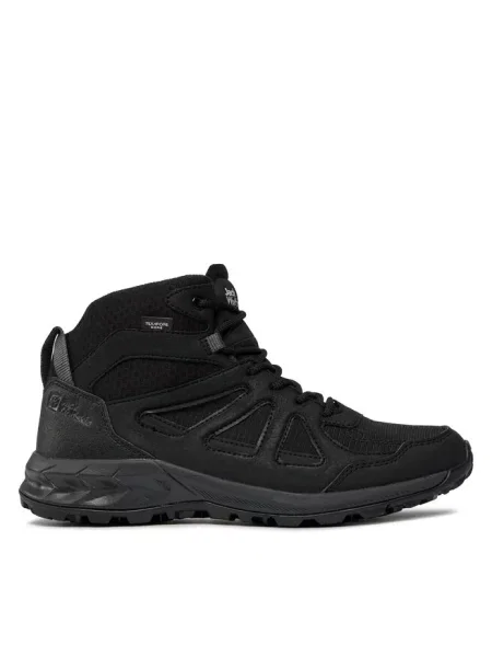 Buty trekkingowe Jack Wolfskin Woodland 2 Texapore Mid zielone 42 czarne