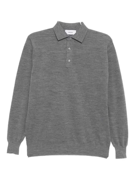 Polo Lardini de lână gri