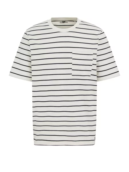 WE Fashion Tričko / offwhite černá