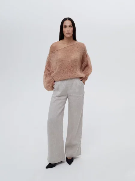 GNIZDO Джемпер Вовна/акрил бежевий