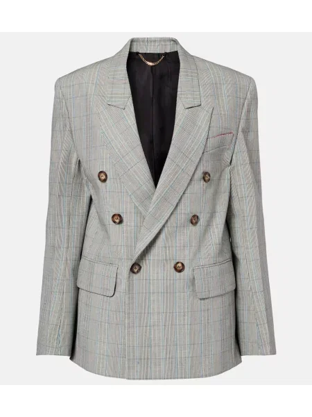 Sacou Victoria Beckham de lână gri