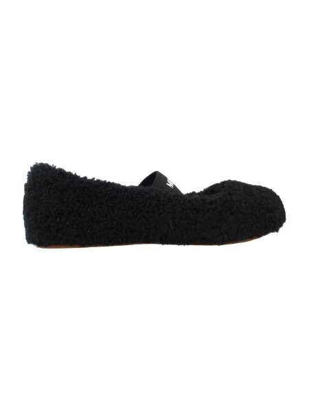 Baleríny Moon Boot z ovčej kože čierna