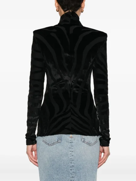 Top Balmain cu imagine negru