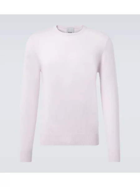 Pulover Allude din cașmir roz