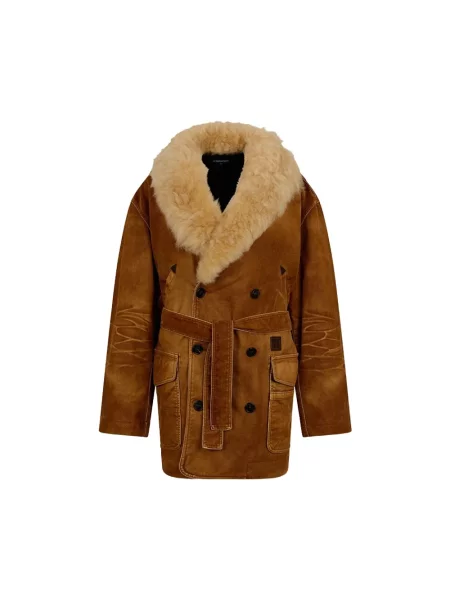 Płaszcz Dsquared2 brązowy