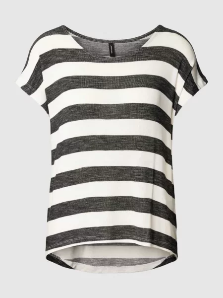 T-shirt z blokowymi Vero Moda czarna