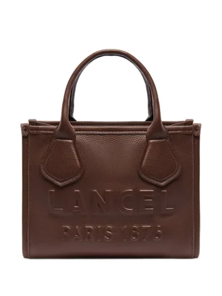 Geantă shopper Lancel din piele maro