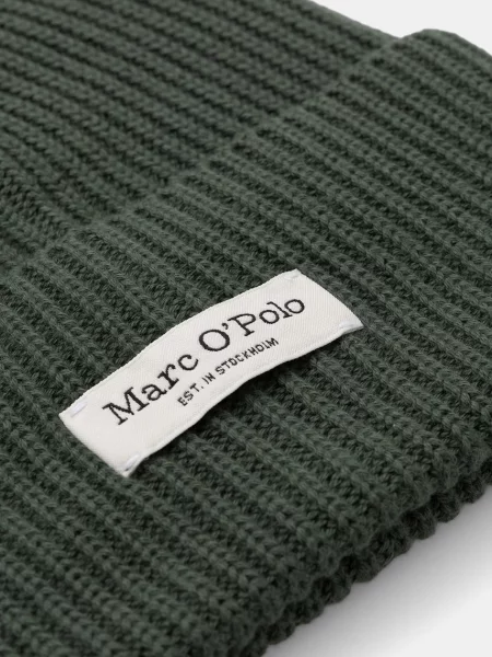 Czapka z szerokim brzegiem Marc O'polo zielona