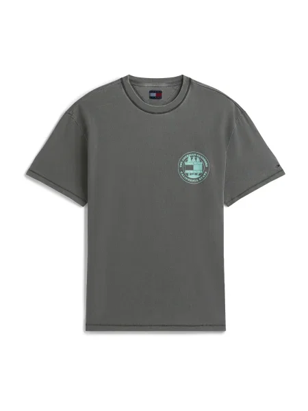 Tommy Jeans Póló / menta szürke