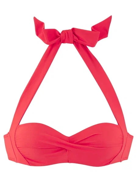 LASCANA Bikini zgornji del živo rdeča