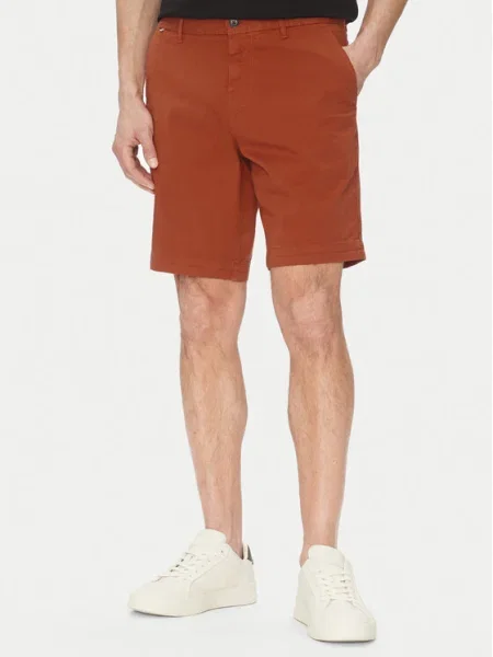 Pantaloni scurți Boss portocaliu