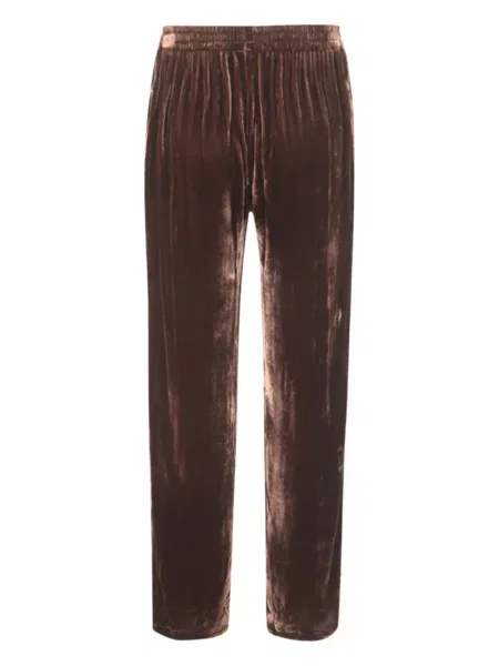 Pantaloni Bianco Levrin de catifea maro