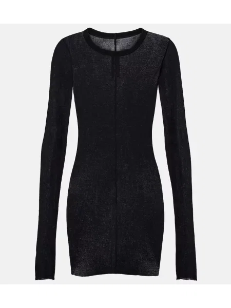 Top Rick Owens din jerseu negru