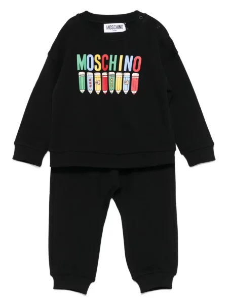 Komplet dresowy dziecięcy Moschino czarny