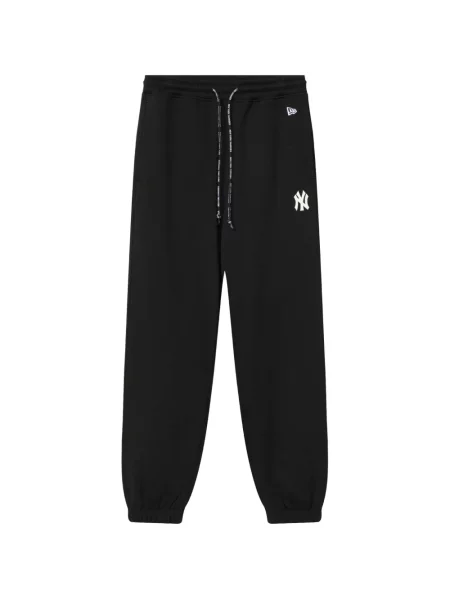 Pantaloni New Era Cap alergare cu autograf negru