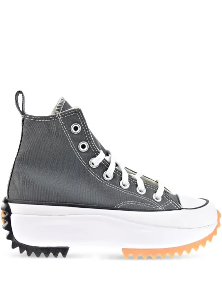Kožené retro tenisky Converse Chuck Taylor All Star s výšivkou černé
