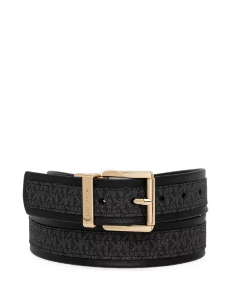 Reversibil bikini Michael Michael Kors cu broderie din piele de căprioară portocaliu