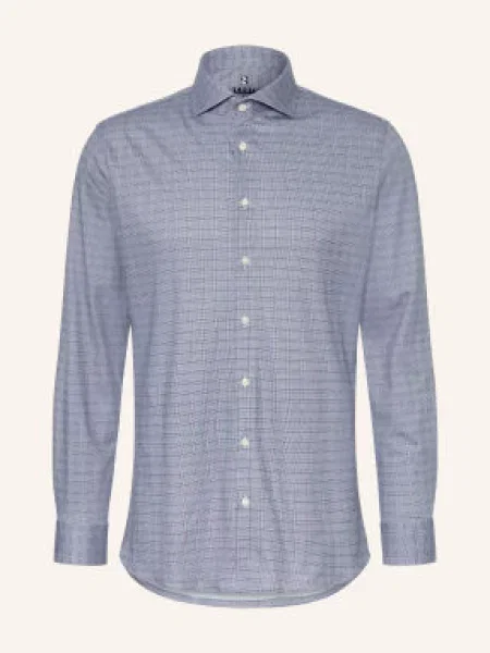 Desoto Koszula Dżersejowa O Kroju Slim Fit blau biała