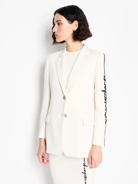Armani Exchange Блейзер Молочний 