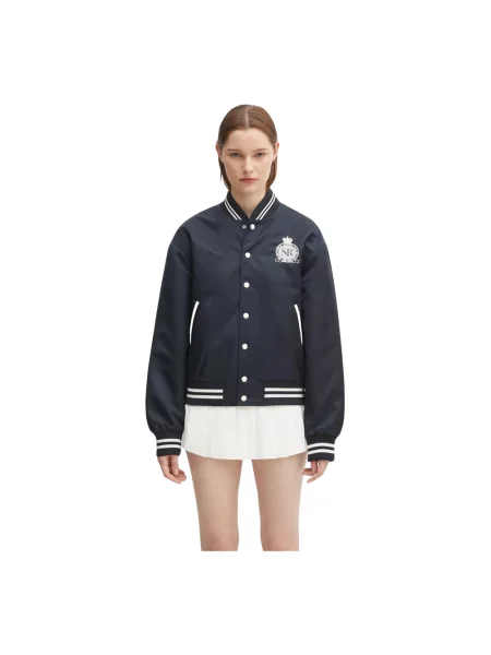 Kurtka bomber Sporty And Rich niebieski