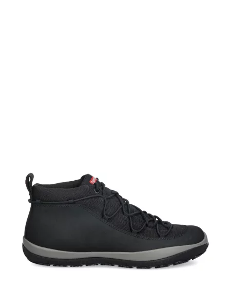 Sneakerși Camper cu șireturi din dantelă negru