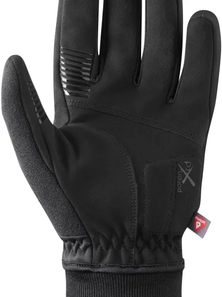 Rękawiczki kolarskie WINDSTOPPER Primaloft czarno-żółte czarne